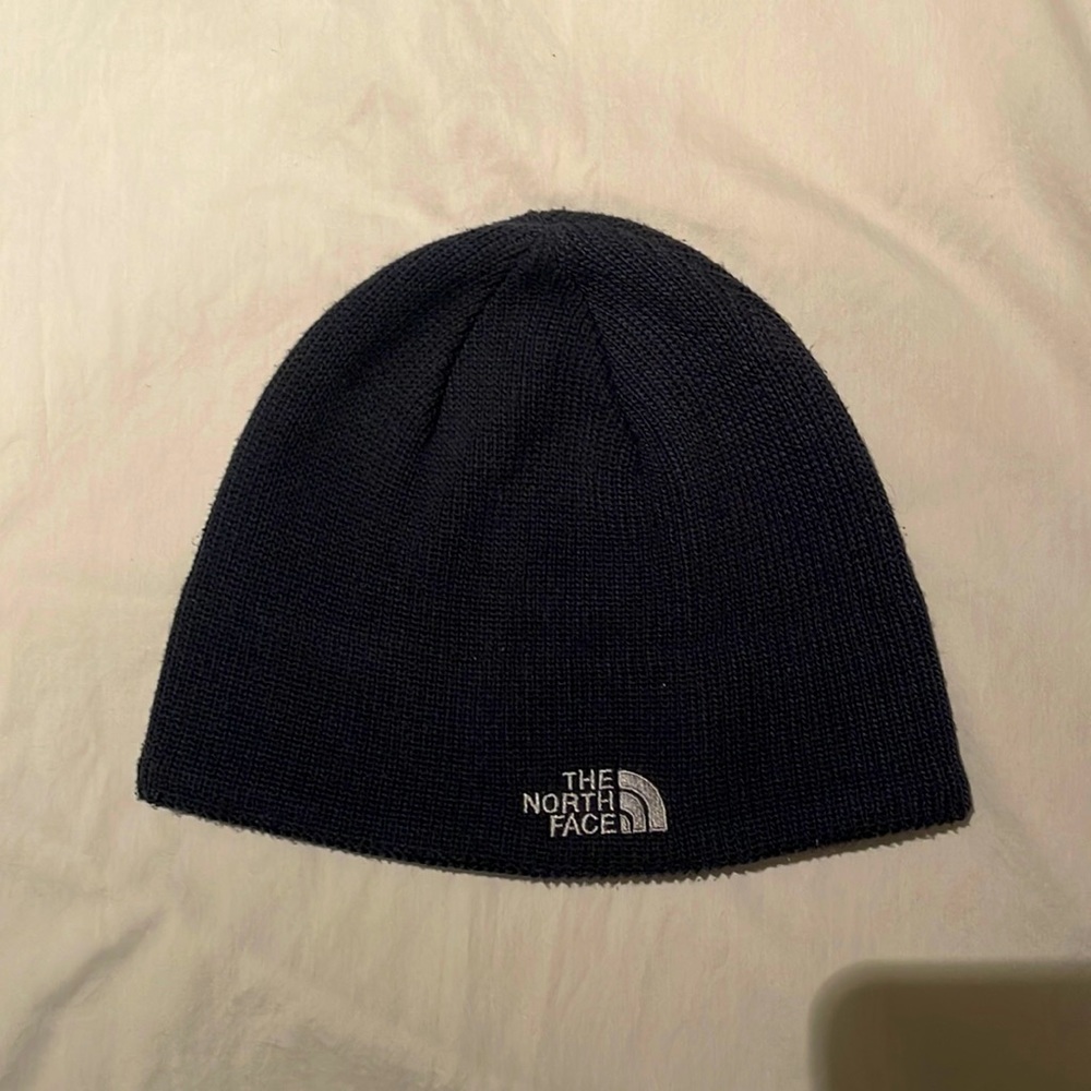 The North Face Unisex One Size Fits All Beanie Hat Skullcap Toque Navy Dark Blue